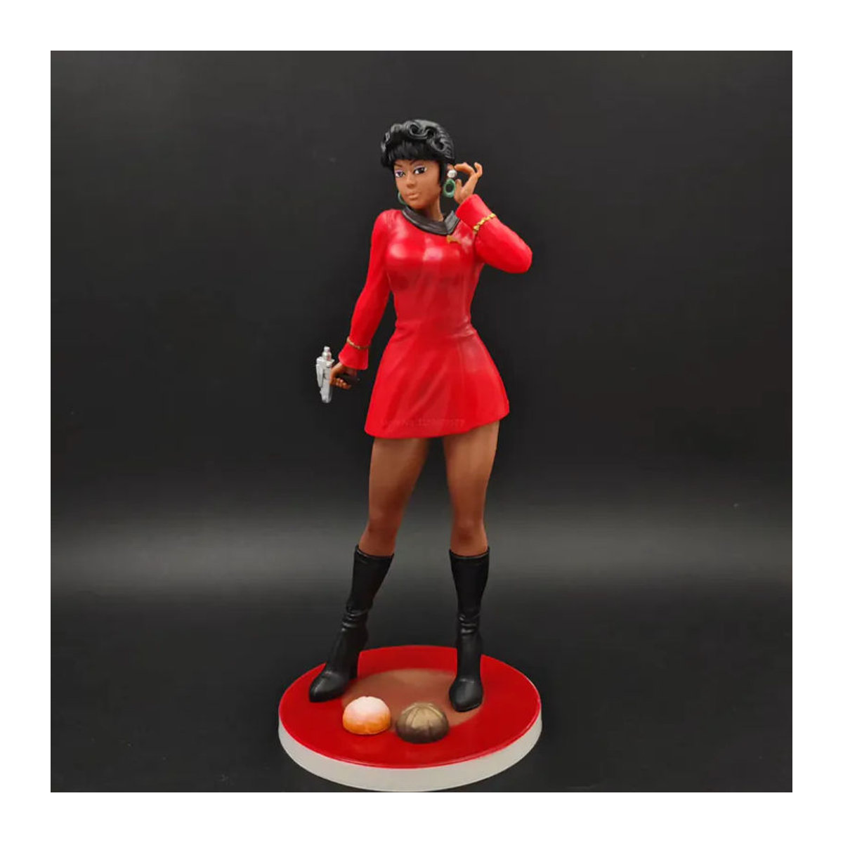 Bandai Star Trek Anime-Figur Uhula Kommunikationsoffizier in Gelb aus Kunstharz - Bild 4
