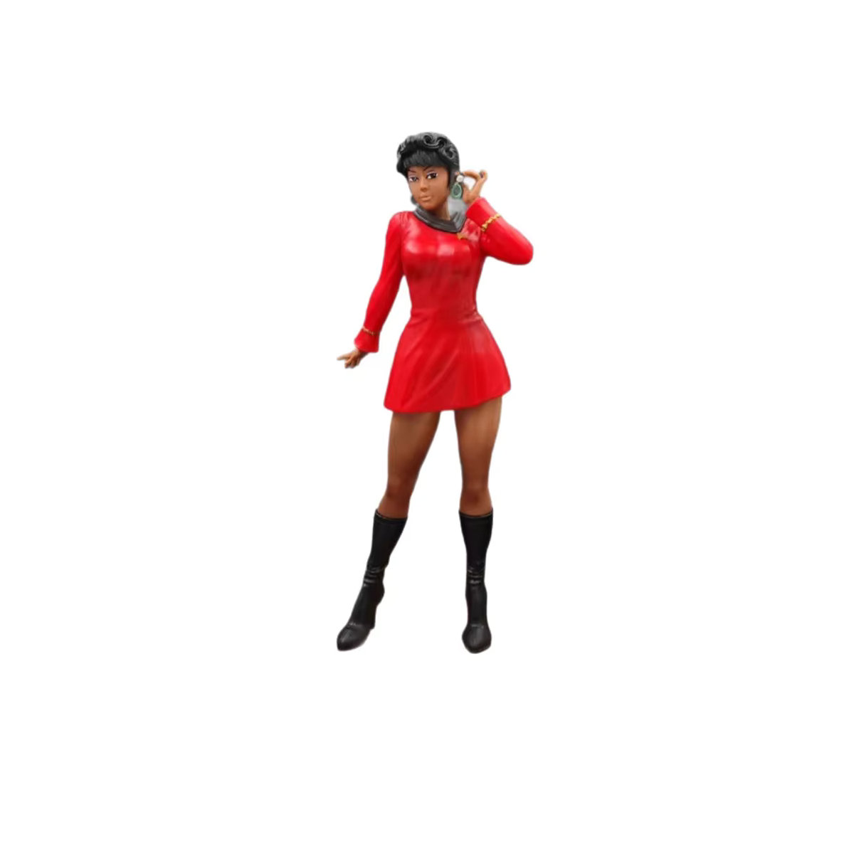 Bandai Star Trek Uhura PVC Figur in rot, stehende Sammlerfigur für deine Schreibtisch-Deko, Höhe: 22 cm - Bild 3
