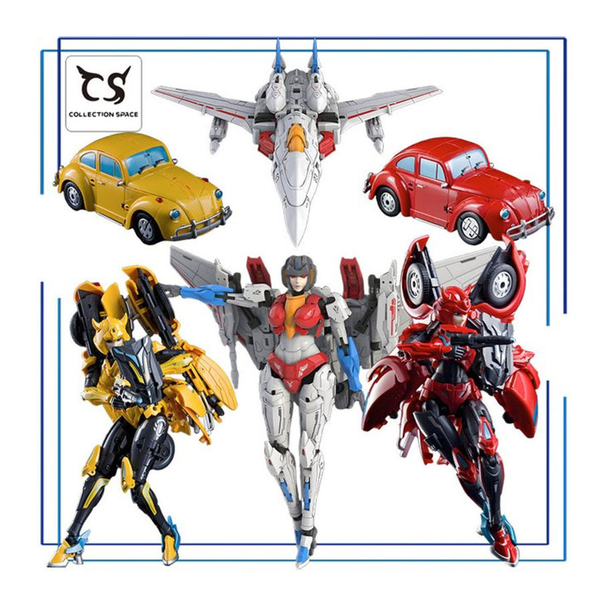 Bandai Starqueen Little Bee und Little Red Action Figure Sammlerstück aus Kunststoff in Rot und Mehrfarbig - Bild 1