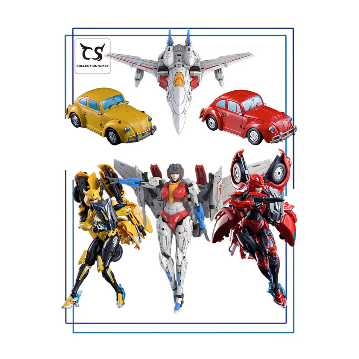 Bandai Starqueen Little Bee und Little Red Action Figure Sammlerstück aus Kunststoff in Rot und Mehrfarbig - Bild 3