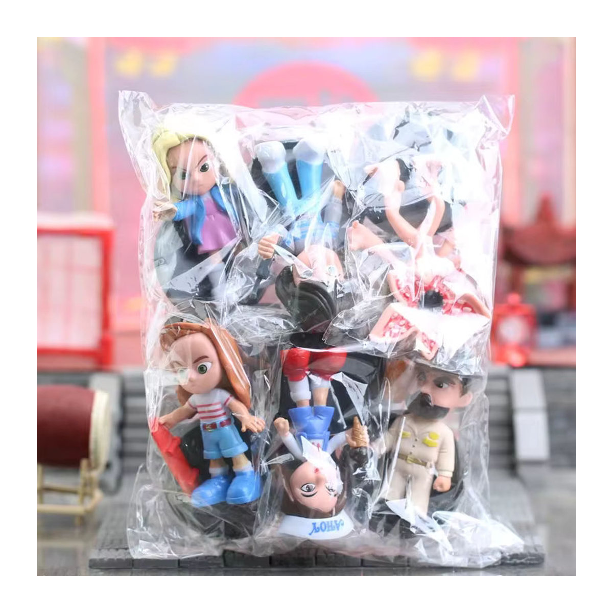 Bandai Stranger Things Actionfiguren-Set aus Kunststoff, mehrfarbig, 6 Stück als Sammlerfiguren und Desktop-Dekoration - Bild 2