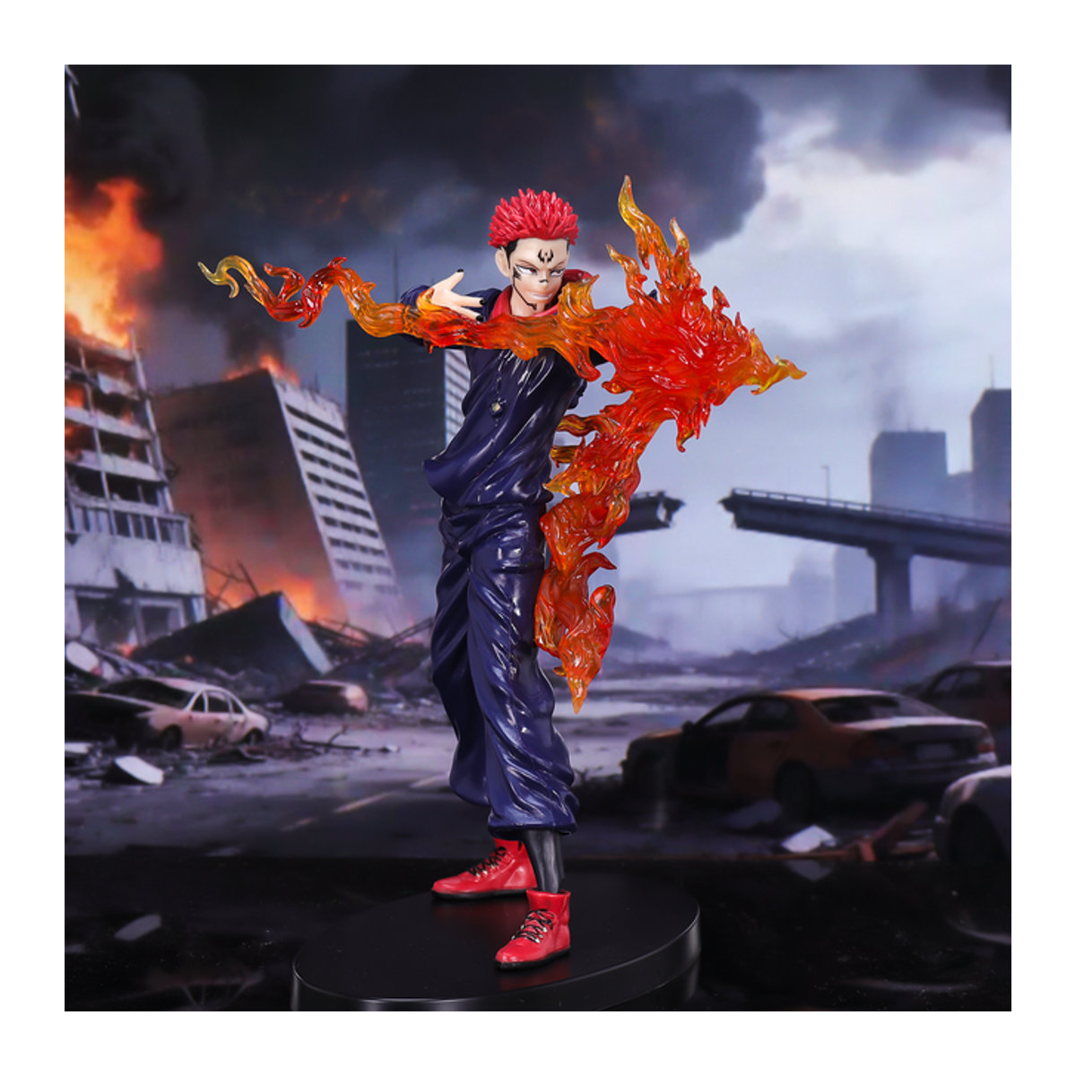 Bandai Sukuna Action-Anime-Figur aus Kunststoff, mehrfarbig, stehend - Bild 1