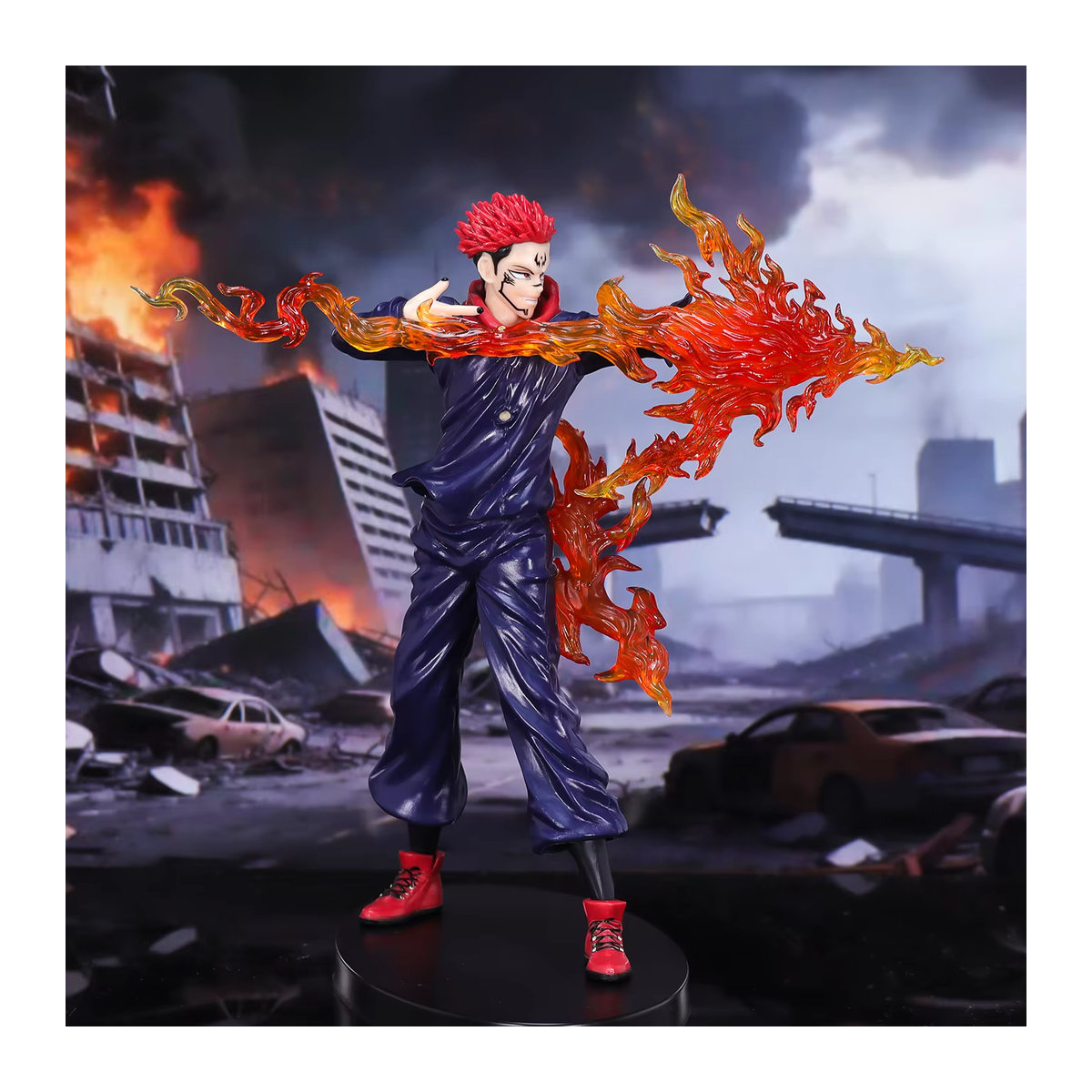Bandai Sukuna Action-Anime-Figur aus Kunststoff, mehrfarbig, stehend - Bild 2