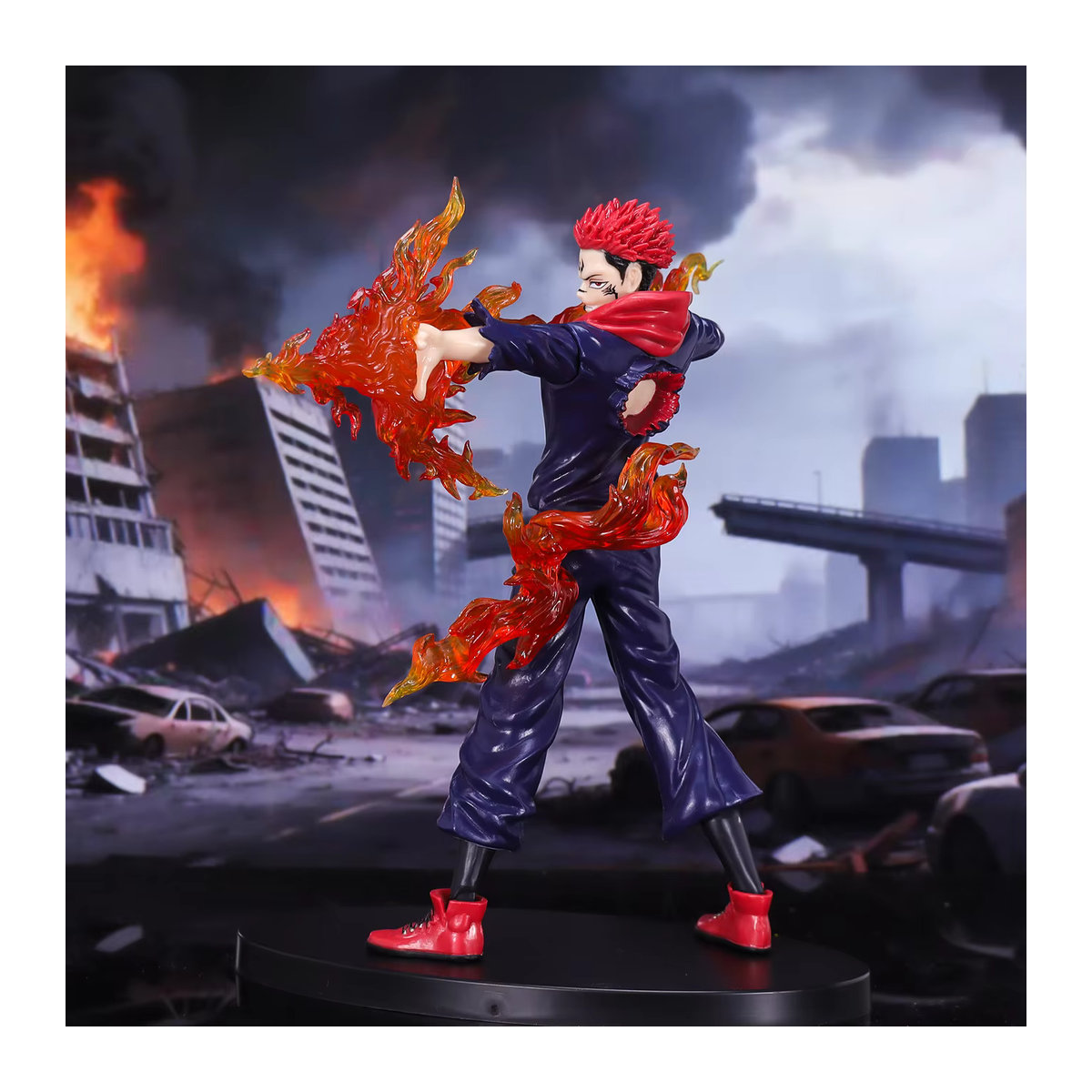 Bandai Sukuna Action-Anime-Figur aus Kunststoff, mehrfarbig, stehend - Bild 3