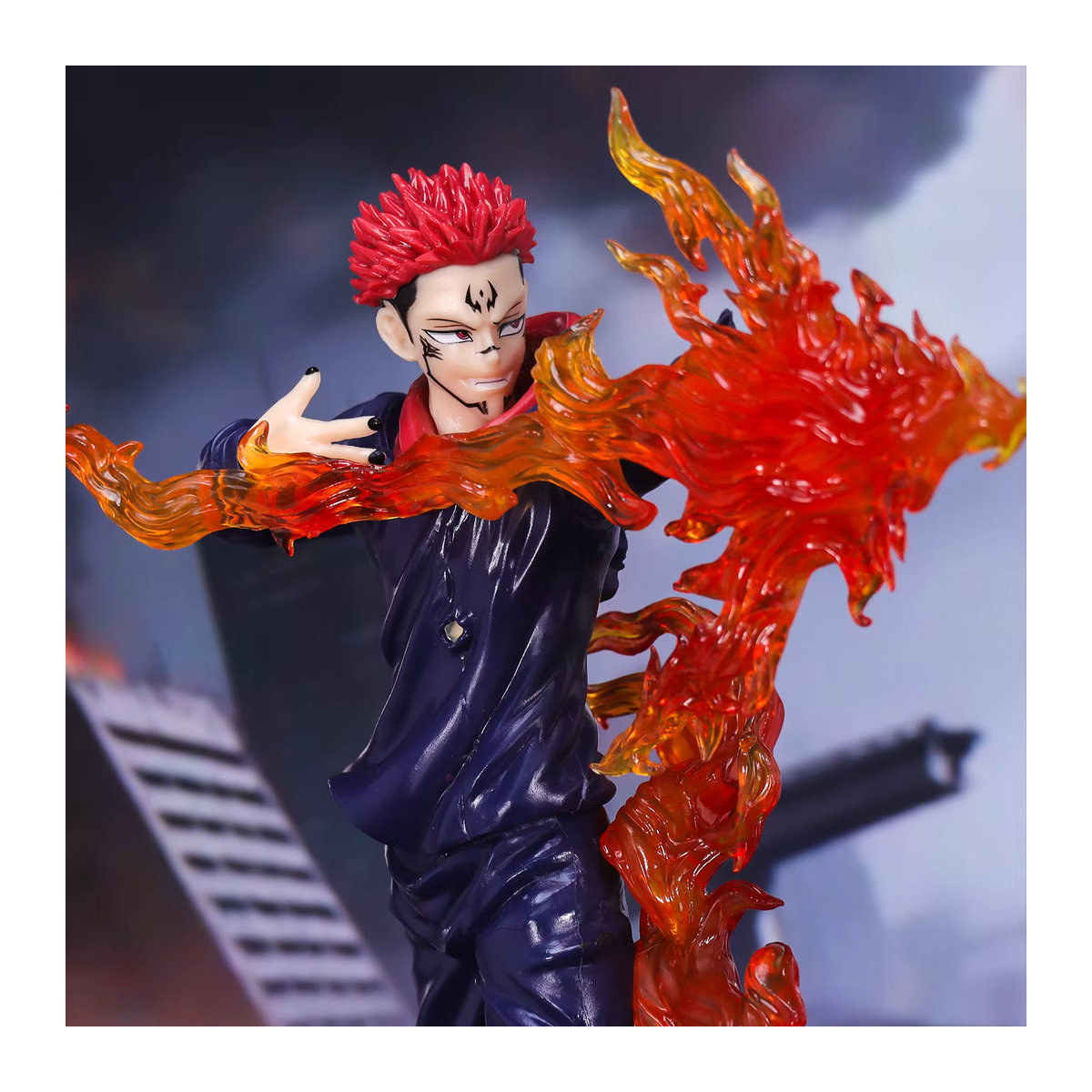 Bandai Sukuna Action-Anime-Figur aus Kunststoff, mehrfarbig, stehend - Bild 4