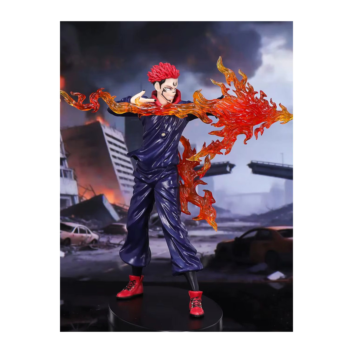 Bandai Sukuna Action-Anime-Figur aus Kunststoff, mehrfarbig, stehend - Bild 5