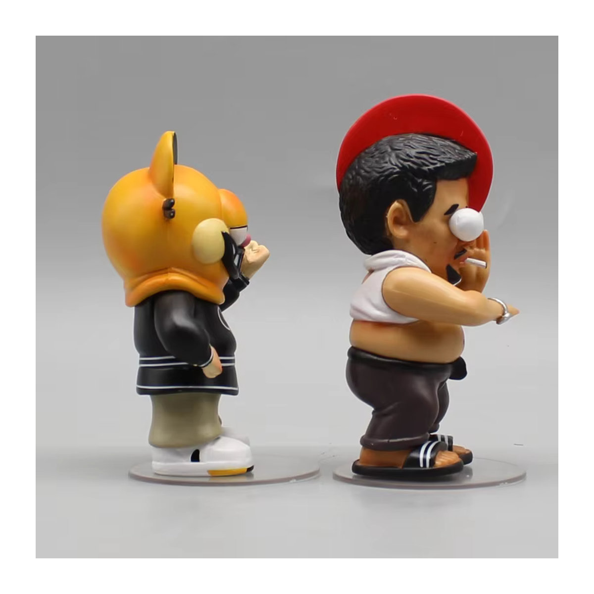 Bandai Superman Katze Kawaii Kung Fu Modellfigur aus Kunststoff, mehrfarbig, Höhe: 9 cm - Bild 2