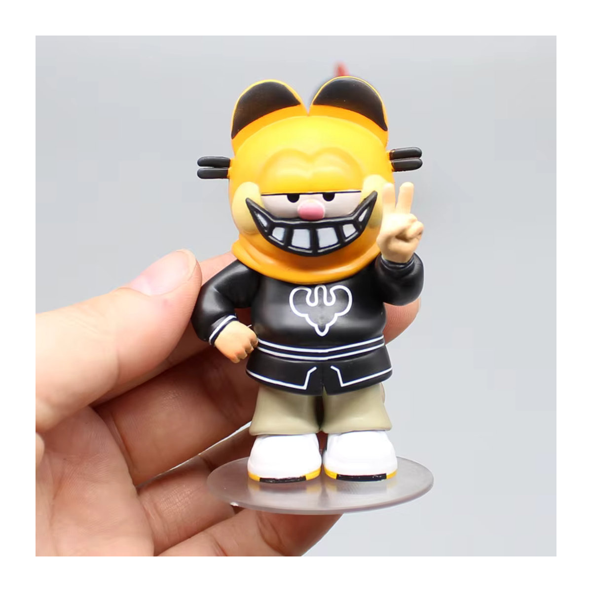 Bandai Superman Katze Kawaii Kung Fu Modellfigur aus Kunststoff, mehrfarbig, Höhe: 9 cm - Bild 5