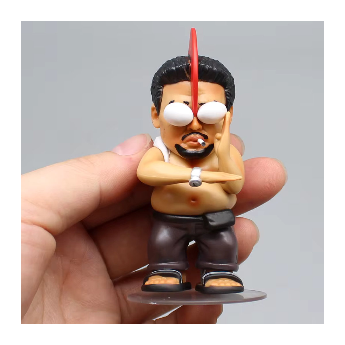 Bandai Superman Katze Kawaii Kung Fu Modellfigur aus Kunststoff, mehrfarbig, Höhe: 9 cm - Bild 6