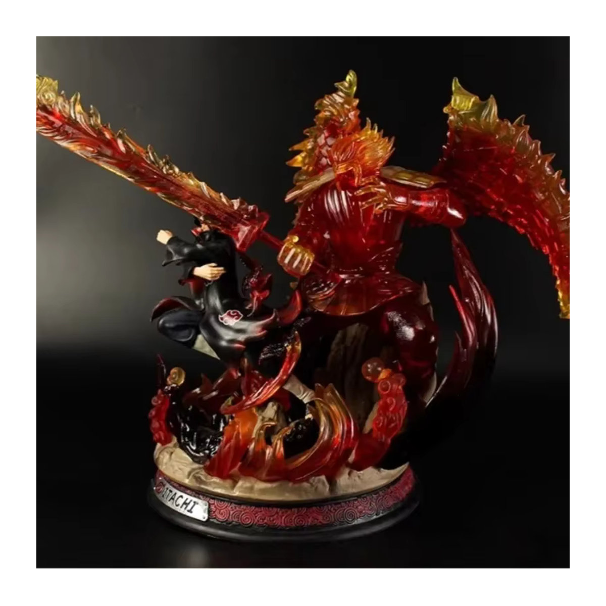 Bandai Susanoo Uchiha Itachi Figur mit Lichteffekt, mehrfarbige Sammlerstatue aus Kunstharz, Höhe: 36 cm - Bild 2