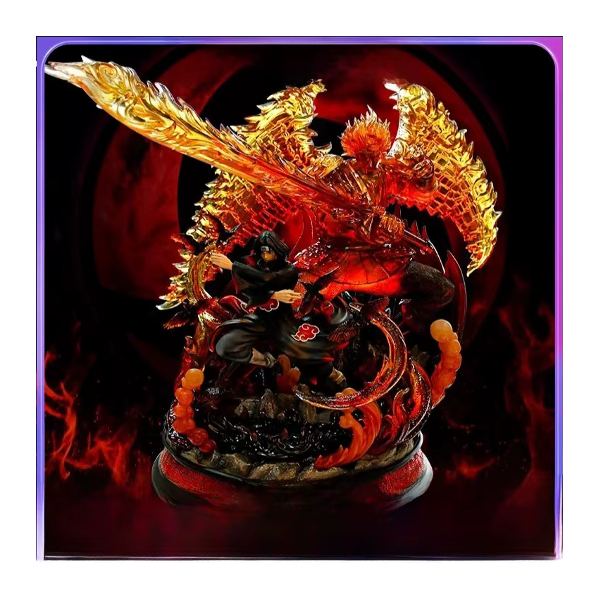Bandai Susanoo Uchiha Itachi Figur mit Lichteffekt, mehrfarbige Sammlerstatue aus Kunstharz, Höhe: 36 cm - Bild 6