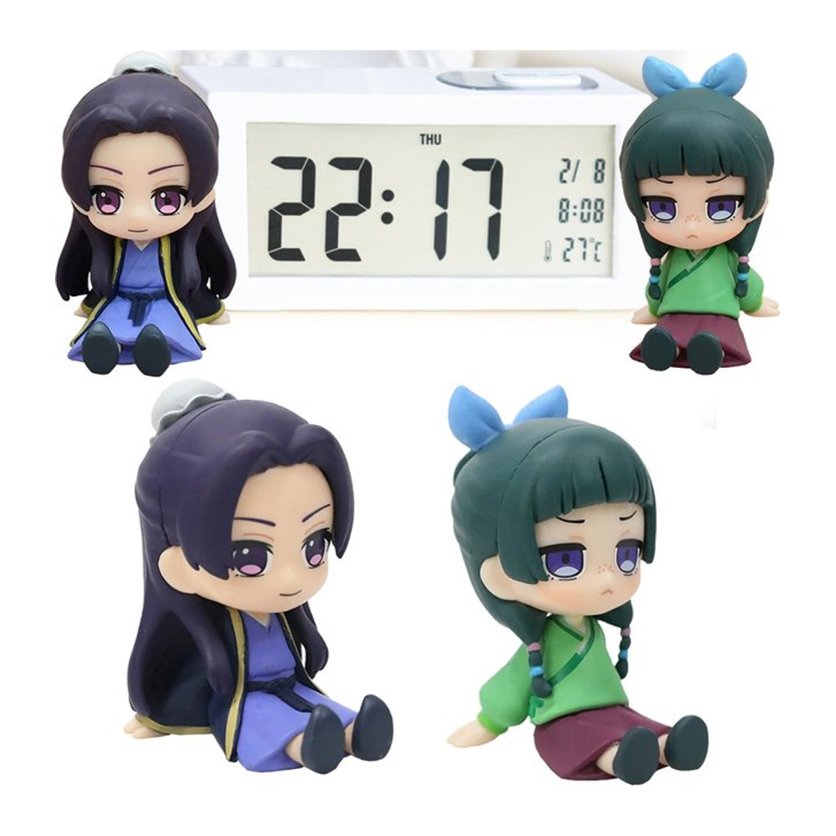 Bandai The Apothecary Diaries Maomao und Jinshi Mini Figuren Anime Modell aus Kunststoff, mehrfarbig, Höhe: 6 cm - Bild 1
