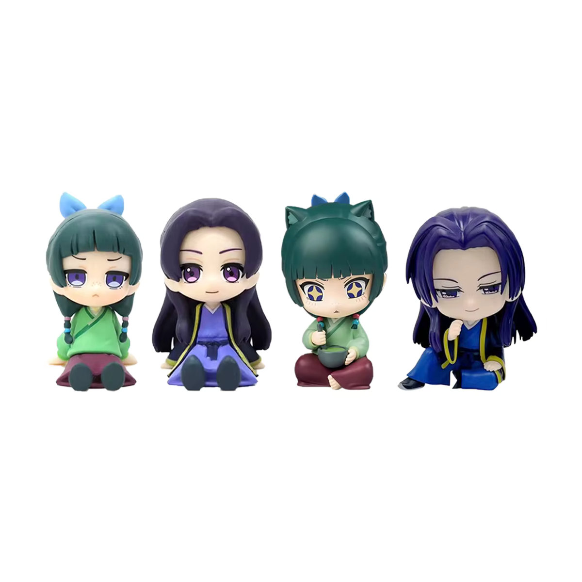 Bandai The Apothecary Diaries Maomao und Jinshi Q Version Minifiguren aus Kunststoff, mehrfarbig, Anime-Dekoration für Schreibtisch und Auto - Bild 2