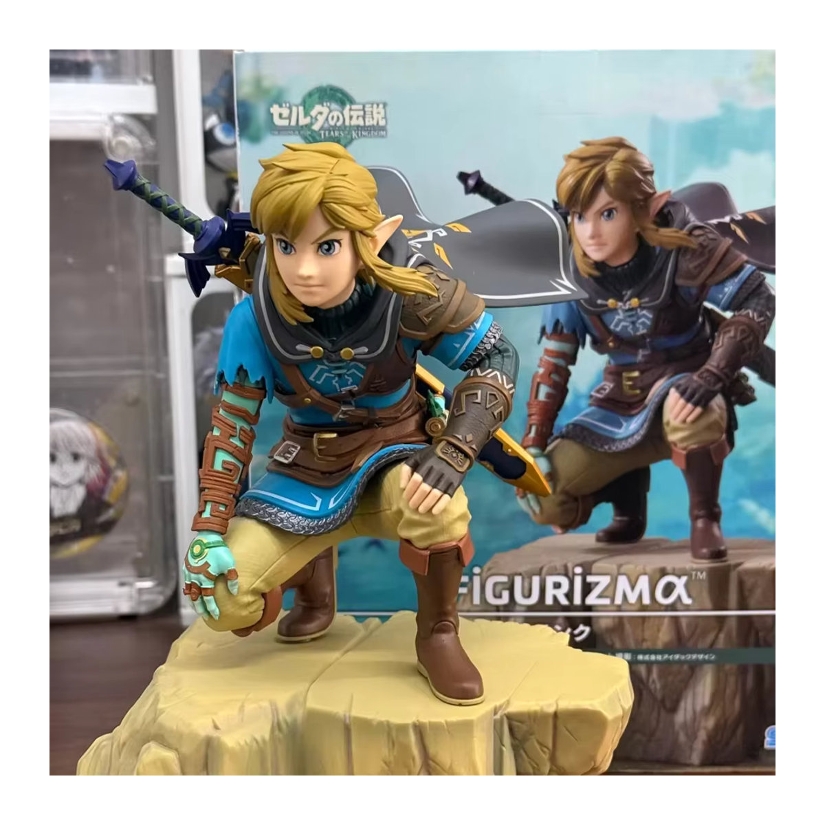 Bandai The Legend of Zelda Anime-Figur Link mit Schatzkiste, mehrfarbig, Höhe: 12 cm - Bild 2