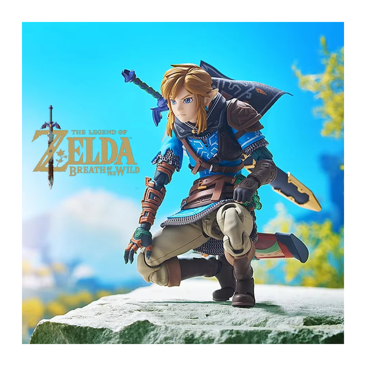 Bandai The Legend of Zelda Anime-Figur Link mit Schatzkiste und Monster in Mehrfarbig - Bild 1
