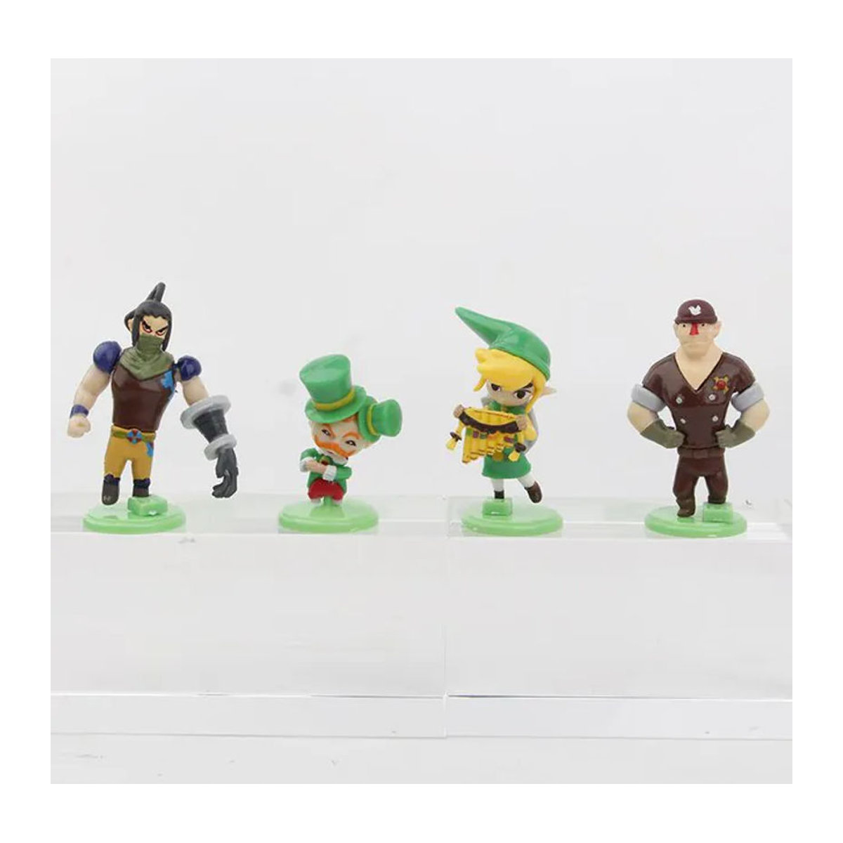 Bandai The Legend of Zelda Link Anime Actionfiguren Set aus Kunststoff, 12 Stück, mehrfarbig, Dekoration für Kinder - Bild 1