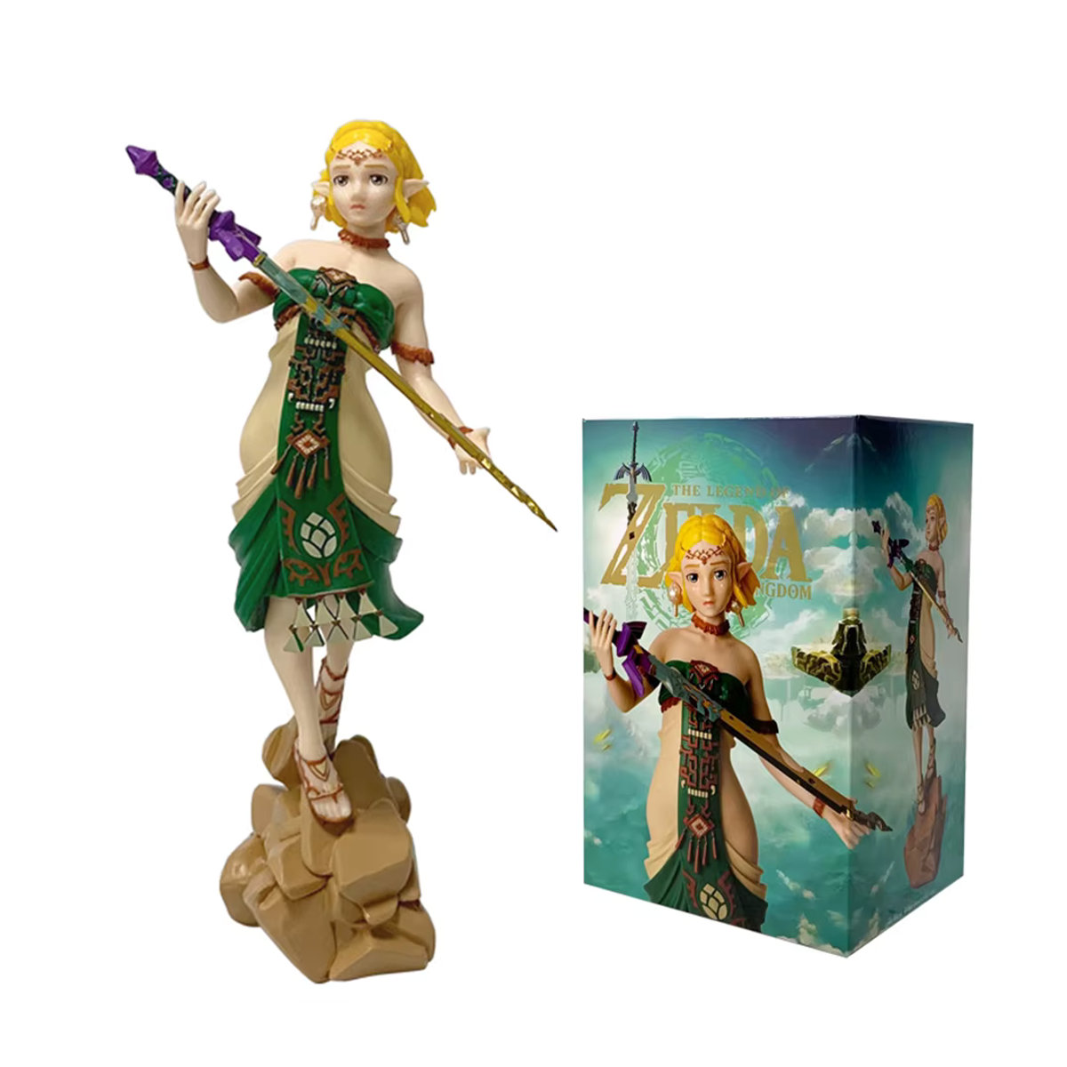 Bandai The Legend of Zelda Link's Awakening Kingdom Of Tears Anime-Figur Link und Prinzessin Zelda aus Kunststoff, mehrfarbig - Bild 3