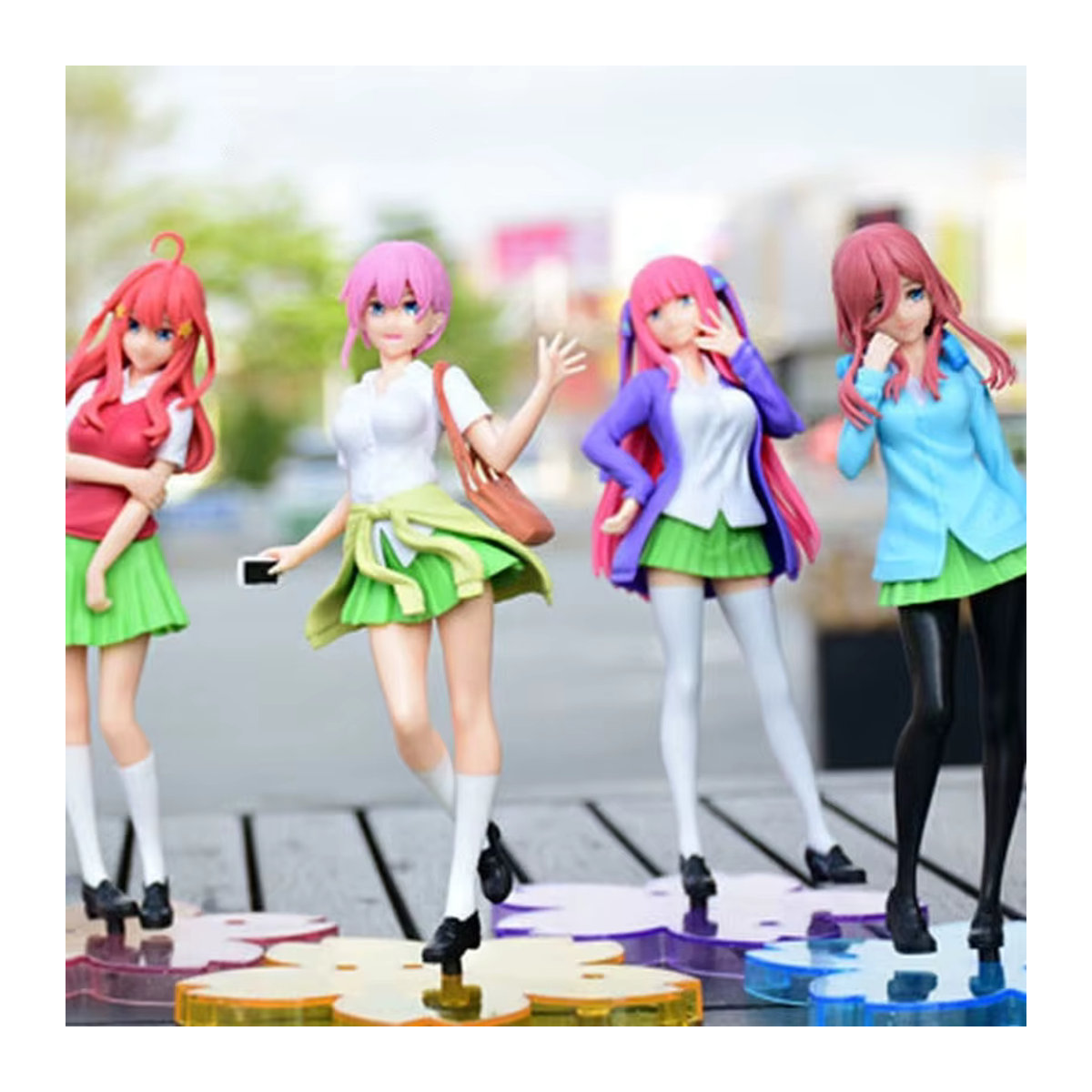 Bandai The Quintessential Quintuplets Actionfigur Ichika Nino Miku Yotsuba Itsuki in JK Uniform, mehrfarbig, Höhe: 18 cm - Bild 2