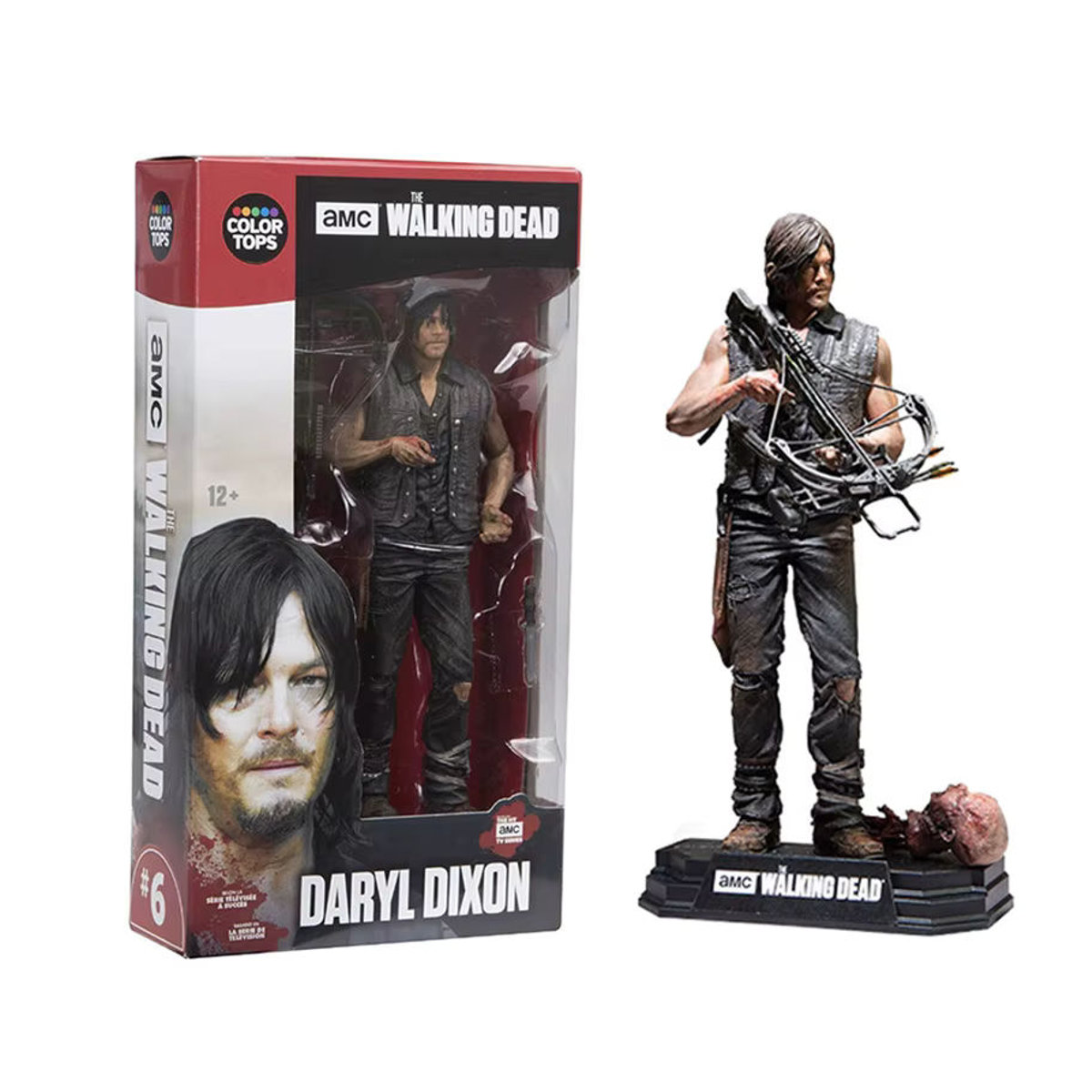 Bandai The Walking Dead Actionfiguren Set mit Rick Grimes und Daryl Dixon sowie Negan, mehrfarbig, Höhe: 22 cm - Bild 3