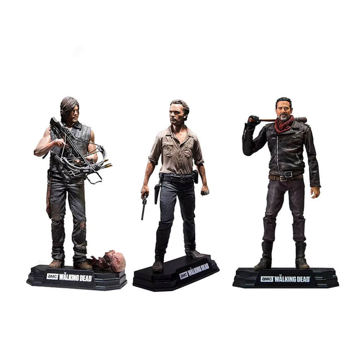 Bandai The Walking Dead Actionfiguren Set mit Rick Grimes und Daryl Dixon sowie Negan, mehrfarbig, Höhe: 22 cm - Bild 4
