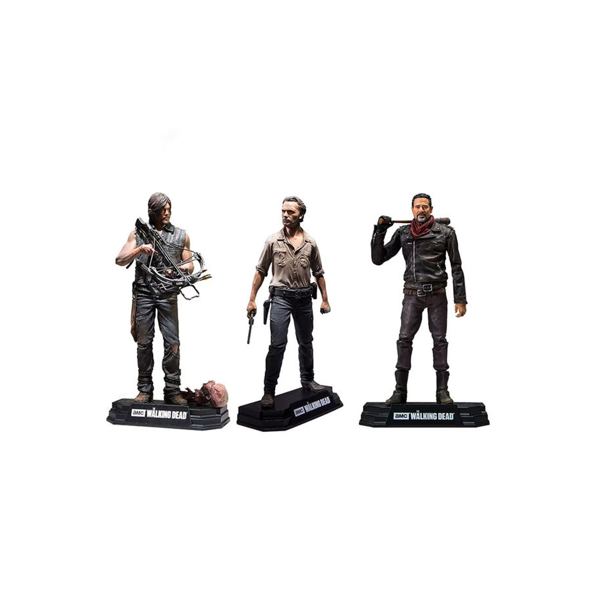 Bandai The Walking Dead Actionfiguren Set mit Rick Grimes und Daryl Dixon sowie Negan, mehrfarbig, Höhe: 22 cm - Bild 5