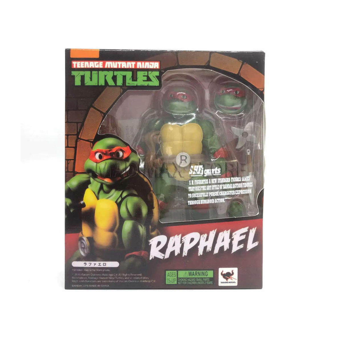 Bandai TMNT Ninja Actionfigur aus PVC, mehrfarbige Turtle Anime Figur, Höhe: 15 cm - Bild 4