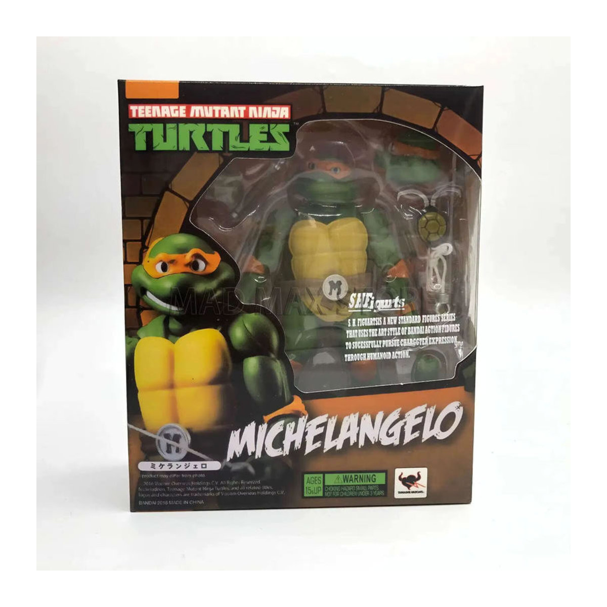 Bandai TMNT Ninja Actionfigur aus PVC, mehrfarbige Turtle Anime Figur, Höhe: 15 cm - Bild 5