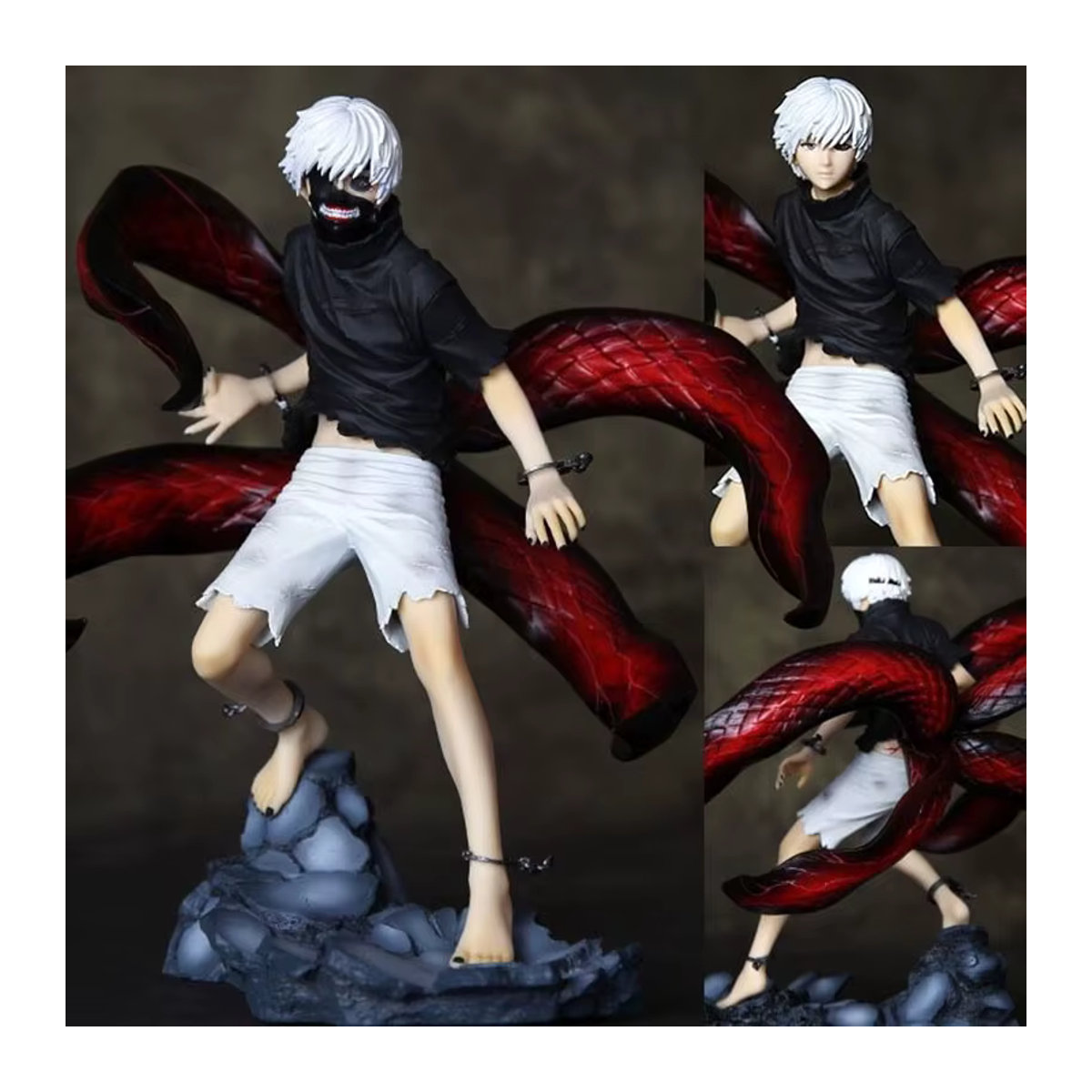 Bandai Tokyo Ghoul Kaneki Ken Animationsfigur mit veränderbarer Tausendfüßler Maske in Mehrfarbig - Bild 2