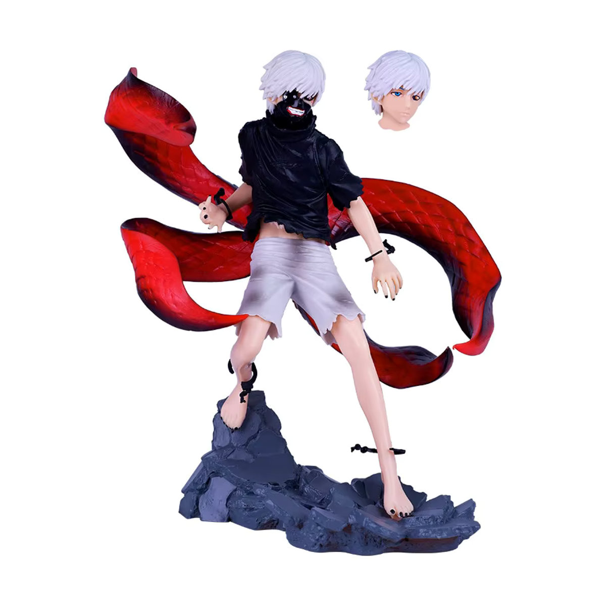 Bandai Tokyo Ghoul Kaneki Ken Animationsfigur mit veränderbarer Tausendfüßler Maske in Mehrfarbig - Bild 3
