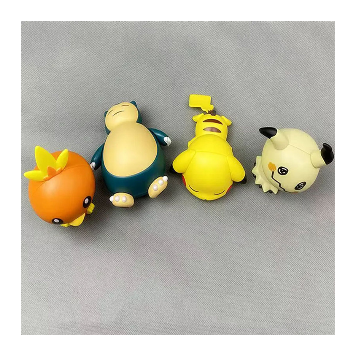 Bandai Torchic Sleep Theme Blind Box Anime-Figur in Orange aus Kunststoff als Kawaii Actionfigur und Desktop-Dekoration - Bild 3