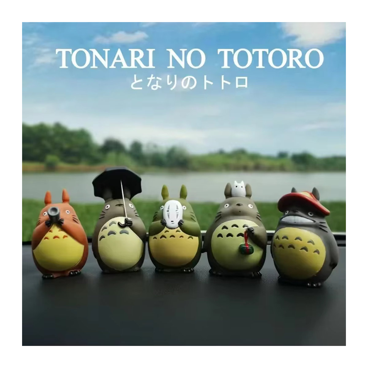 Bandai Totoro Anime Figuren Set 5-teilig mehrfarbig aus Kunststoff - Bild 4