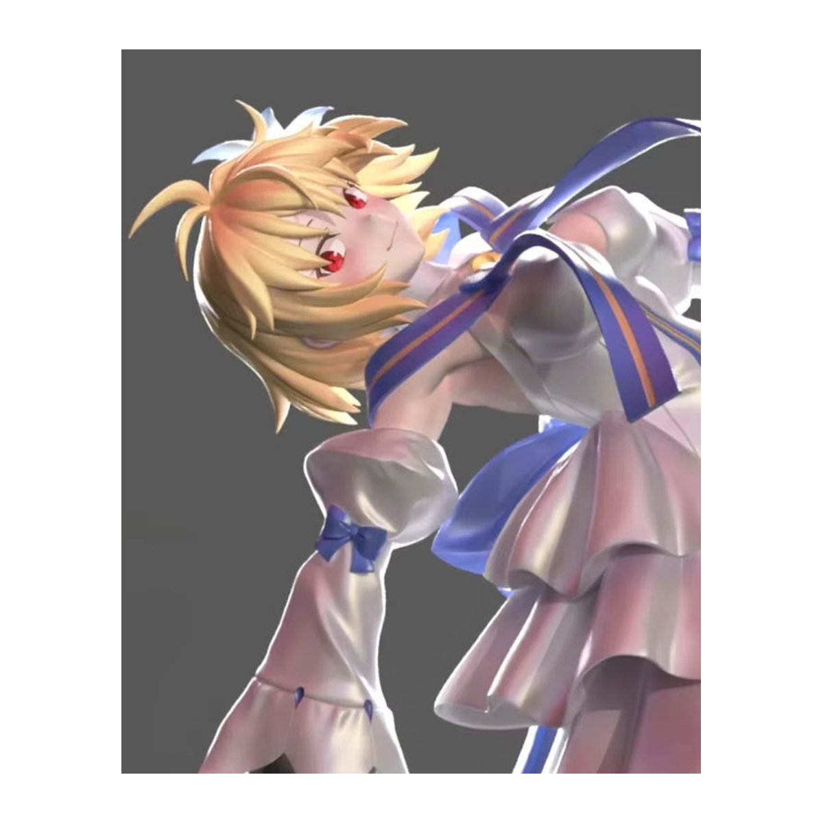 Bandai Tsukihime Arcueid Brunestud Anime Figur aus Kunstharz in Weiß und Mehrfarbig als DIY Modell zum Selberbauen - Bild 1