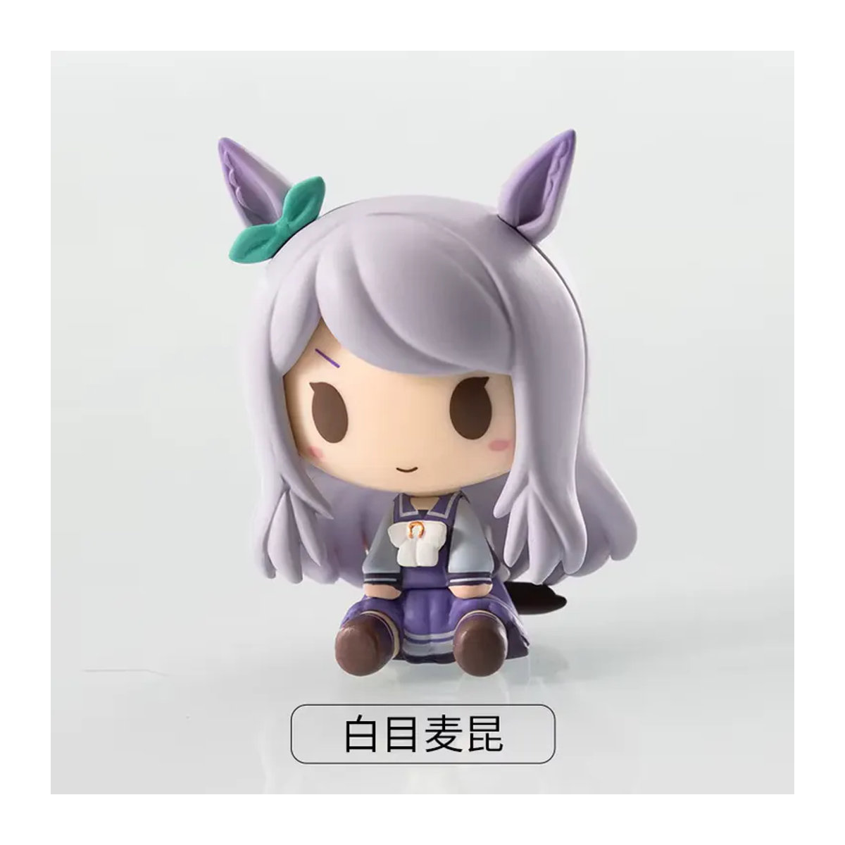 Bandai Uma Musume Pretty Derby Candy Toy 2nd Wave Mini Figuren Set Tokai Teio und Mejiro Mai mehrfarbig - Bild 2