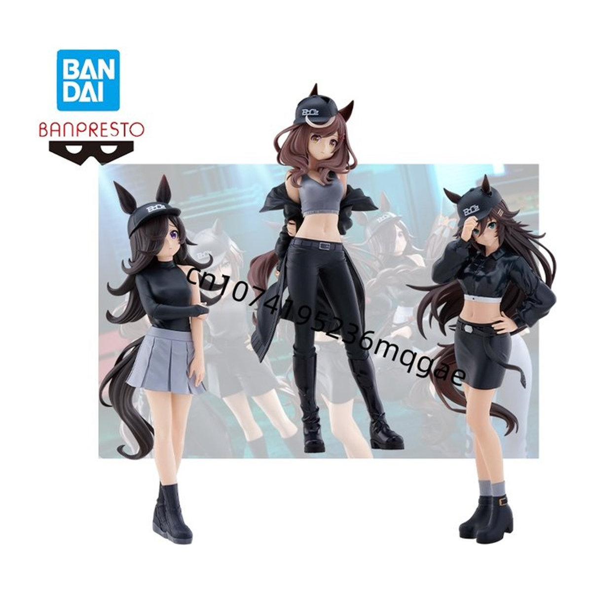 Bandai Umamusume Pretty Derby Anime Actionfiguren Mr C B Rice Shower Matikanetannhauser Modellsammlung mehrfarbig - Bild 1