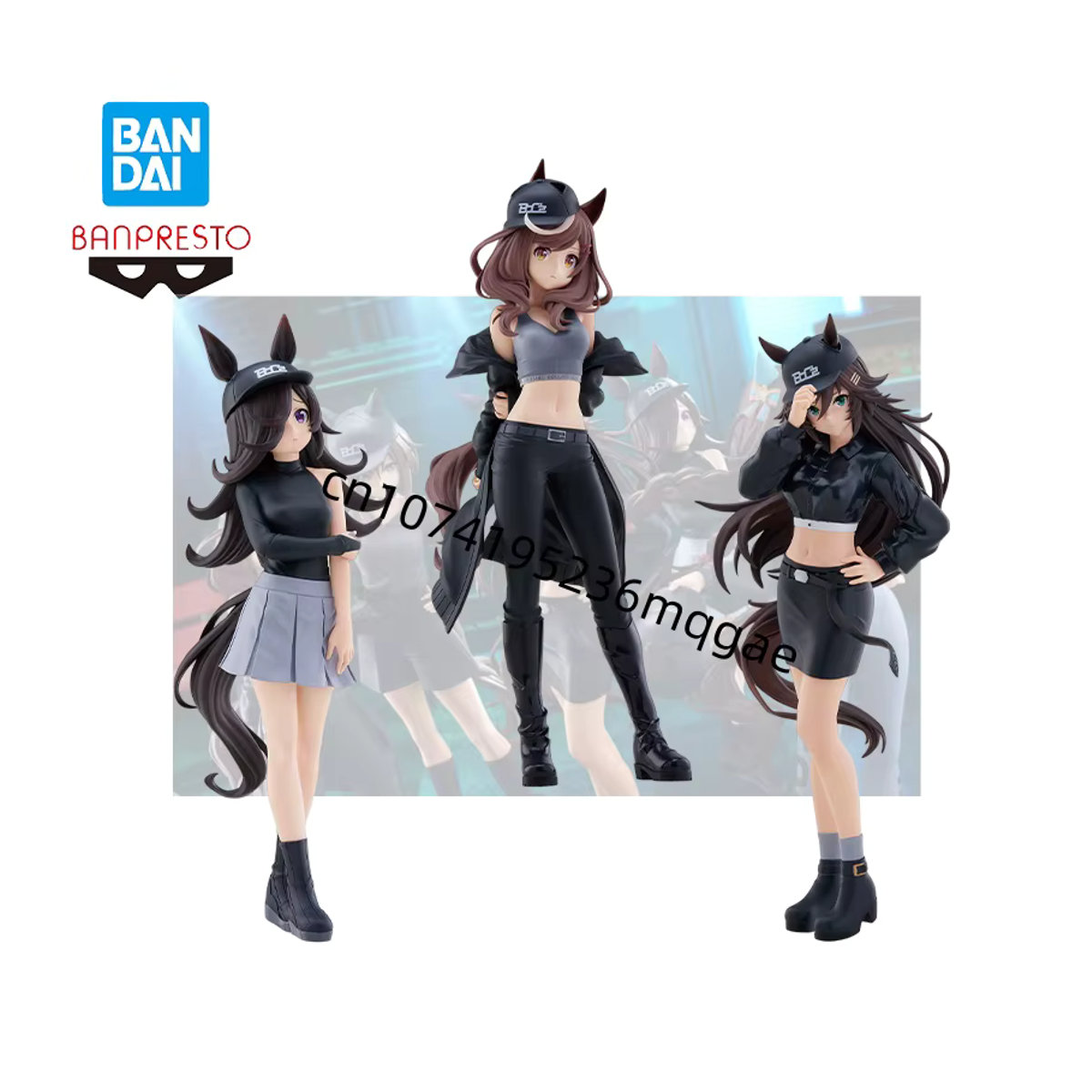 Bandai Umamusume Pretty Derby Anime Actionfiguren Mr C B Rice Shower Matikanetannhauser Modellsammlung mehrfarbig - Bild 5