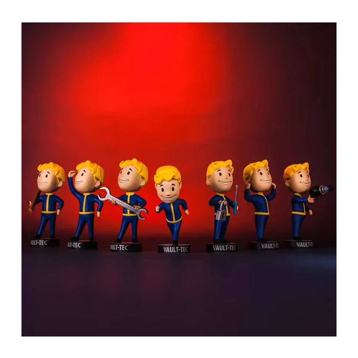 Bandai Vault Boy Action Figure Set, mehrfarbig, Kunststoff-Sammelmodell für Kinder und Sammler - Bild 1
