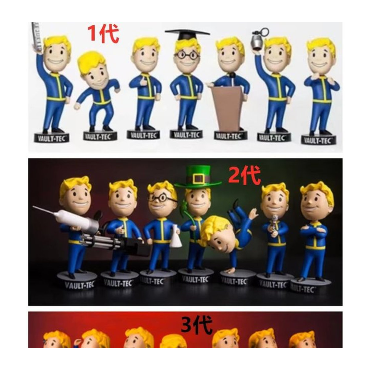 Bandai Vault Boy Anime Actionfigur Mehrfarbig aus Kunststoff als dekorative Sammlerfigur - Bild 1