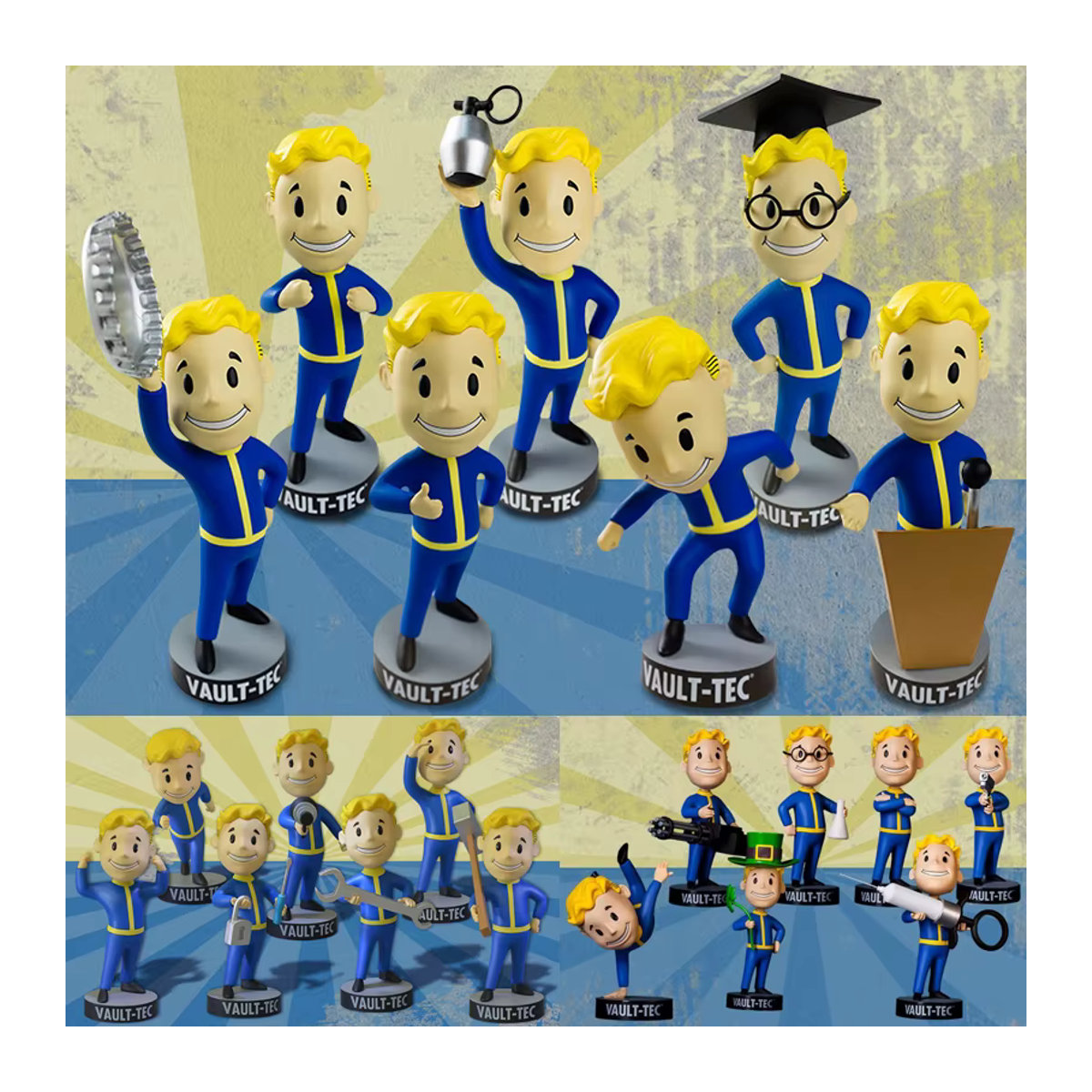 Bandai Vault Boy Anime Actionfigur Mehrfarbig aus Kunststoff als dekorative Sammlerfigur - Bild 3