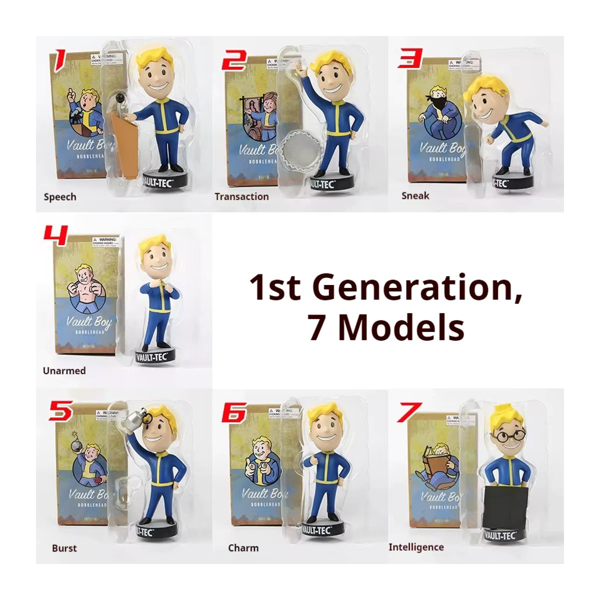 Bandai Vault Boy Anime Actionfigur Mehrfarbig aus Kunststoff als dekorative Sammlerfigur - Bild 4