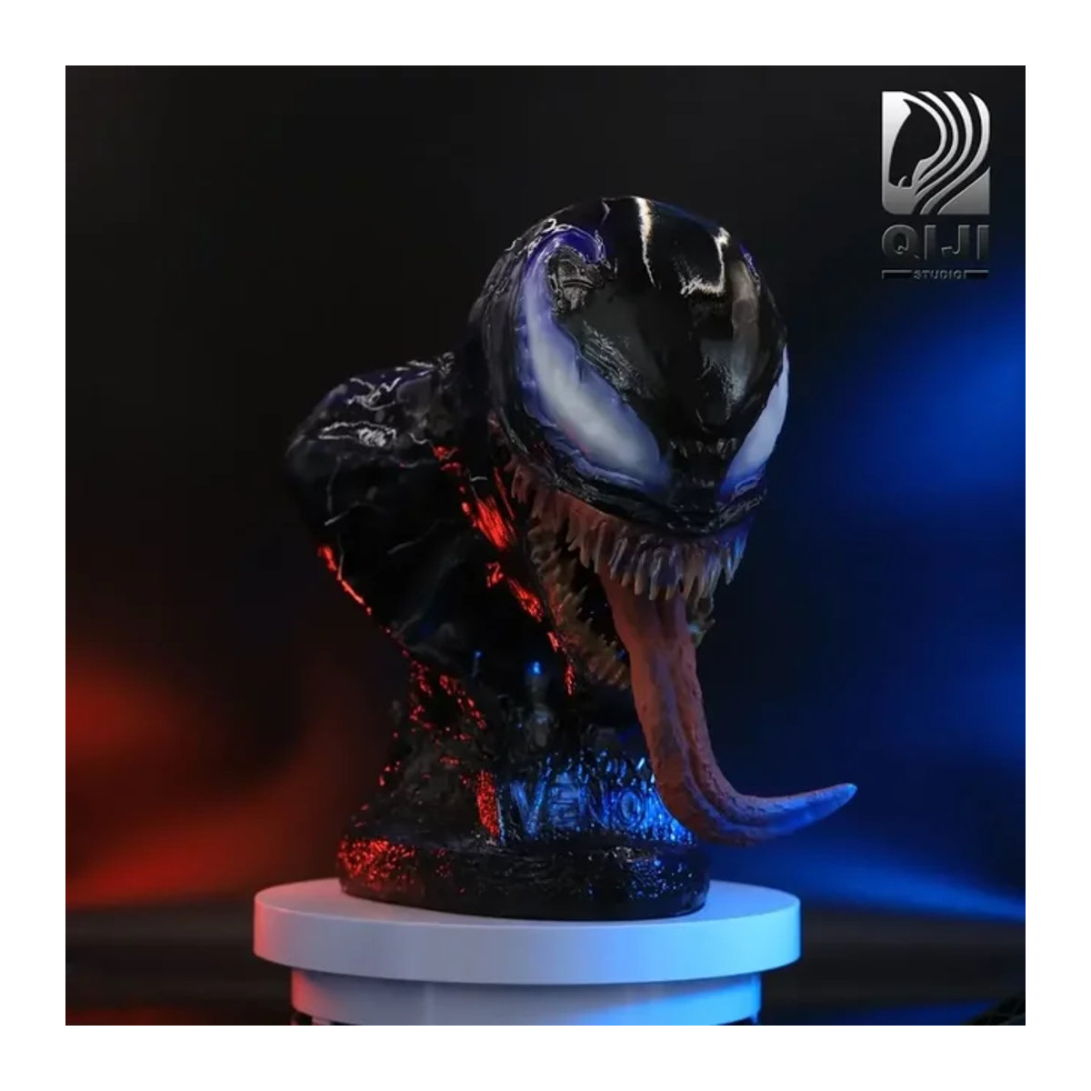 Bandai Vintage Büste Figur aus Kunstharz in Schwarz als dekoratives Sammlerstück - Bild 1