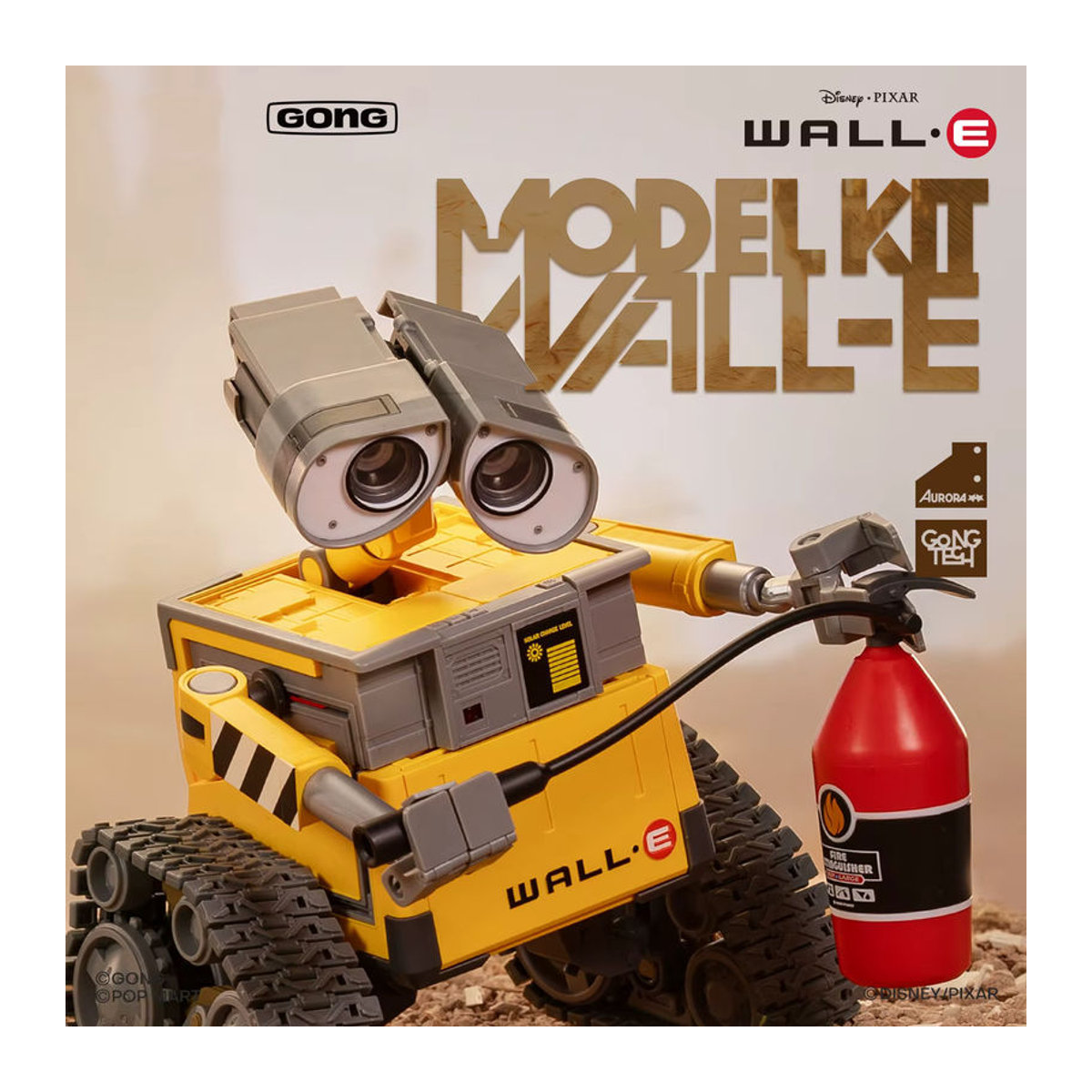 Bandai Wall-E Anime Action Figur aus PVC in Weiß und Gelb, 15 cm Höhe - Bild 2