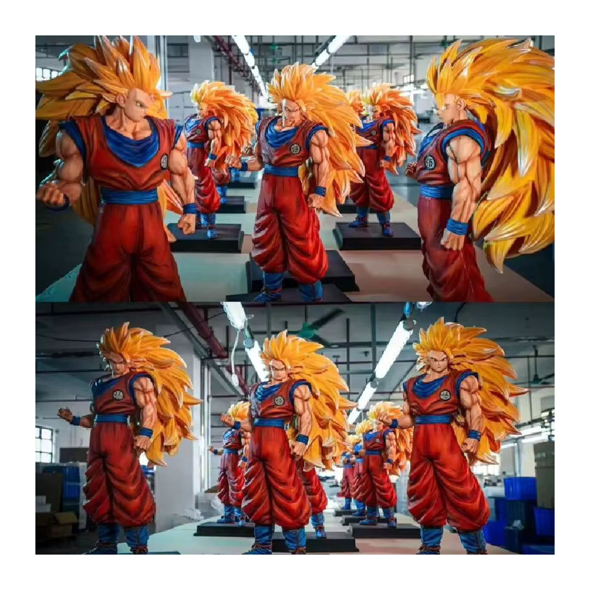 Bandai Wukong Cartoon Charakter Modell Statue aus Kunstharz, mehrfarbig, Höhe: 56 cm - Bild 3