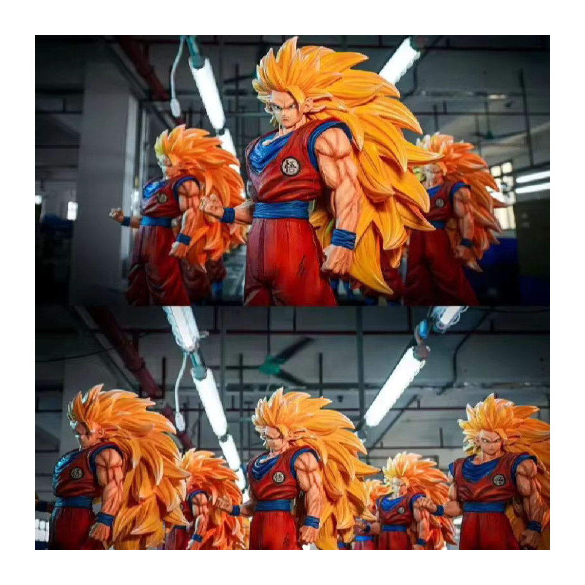 Bandai Wukong Cartoon Charakter Modell Statue aus Kunstharz, mehrfarbig, Höhe: 56 cm - Bild 4