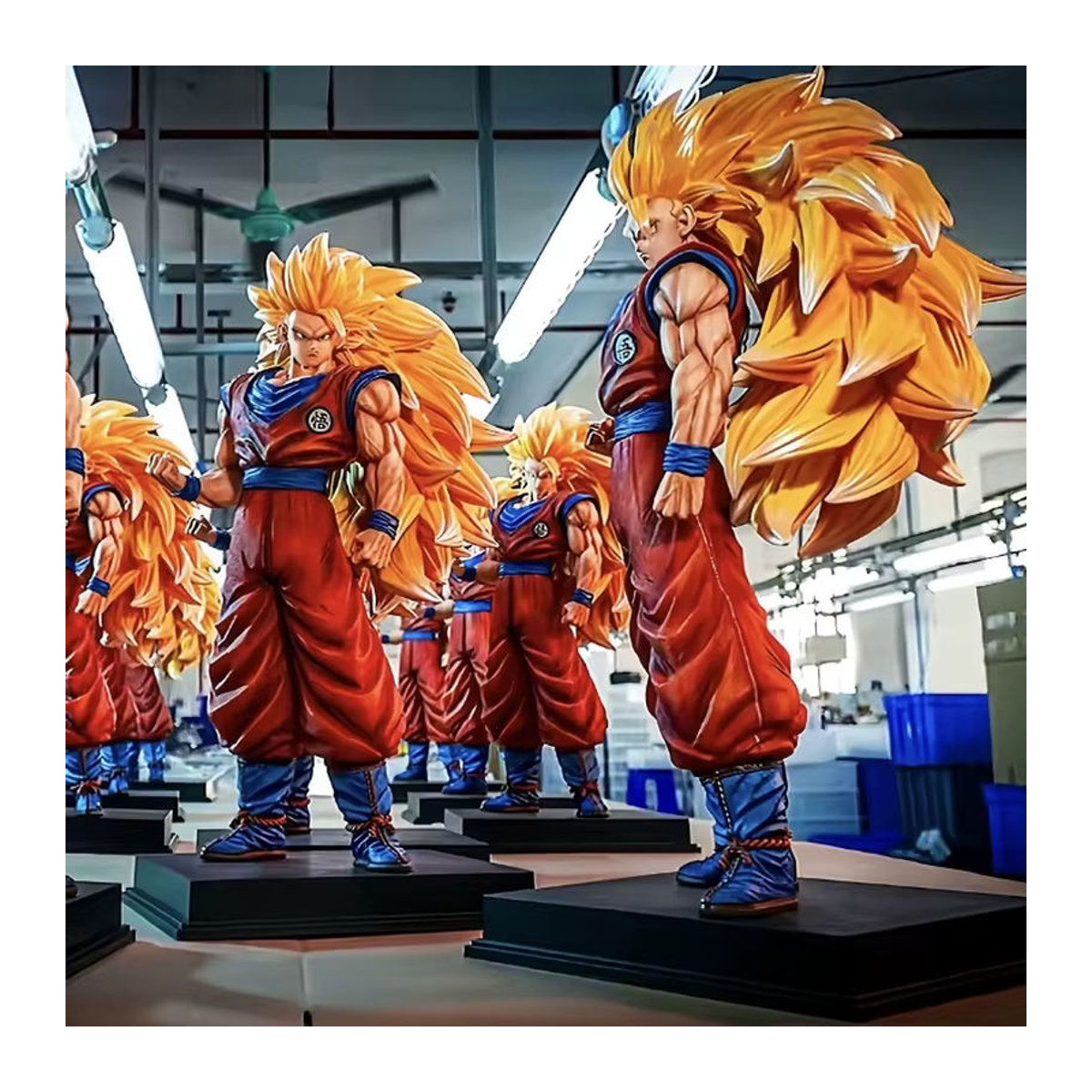 Bandai Wukong Cartoon Charakter Modell Statue aus Kunstharz, mehrfarbig, Höhe: 56 cm - Bild 6