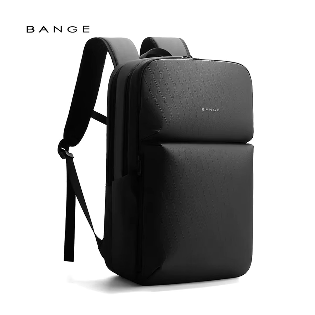 BANGE Intelligenter wasserdichter Reiserucksack in Schwarz, moderner Business-Handgepäckrucksack mit großem Fassungsvermögen für 16-Zoll-Laptops - Bild 3