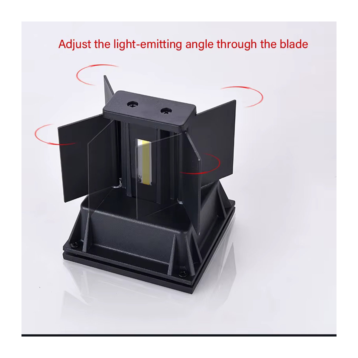 BANMENG LED Wandleuchte mit Bewegungsmelder IP65 wasserdicht Schwarz Modern 20W - Bild 3