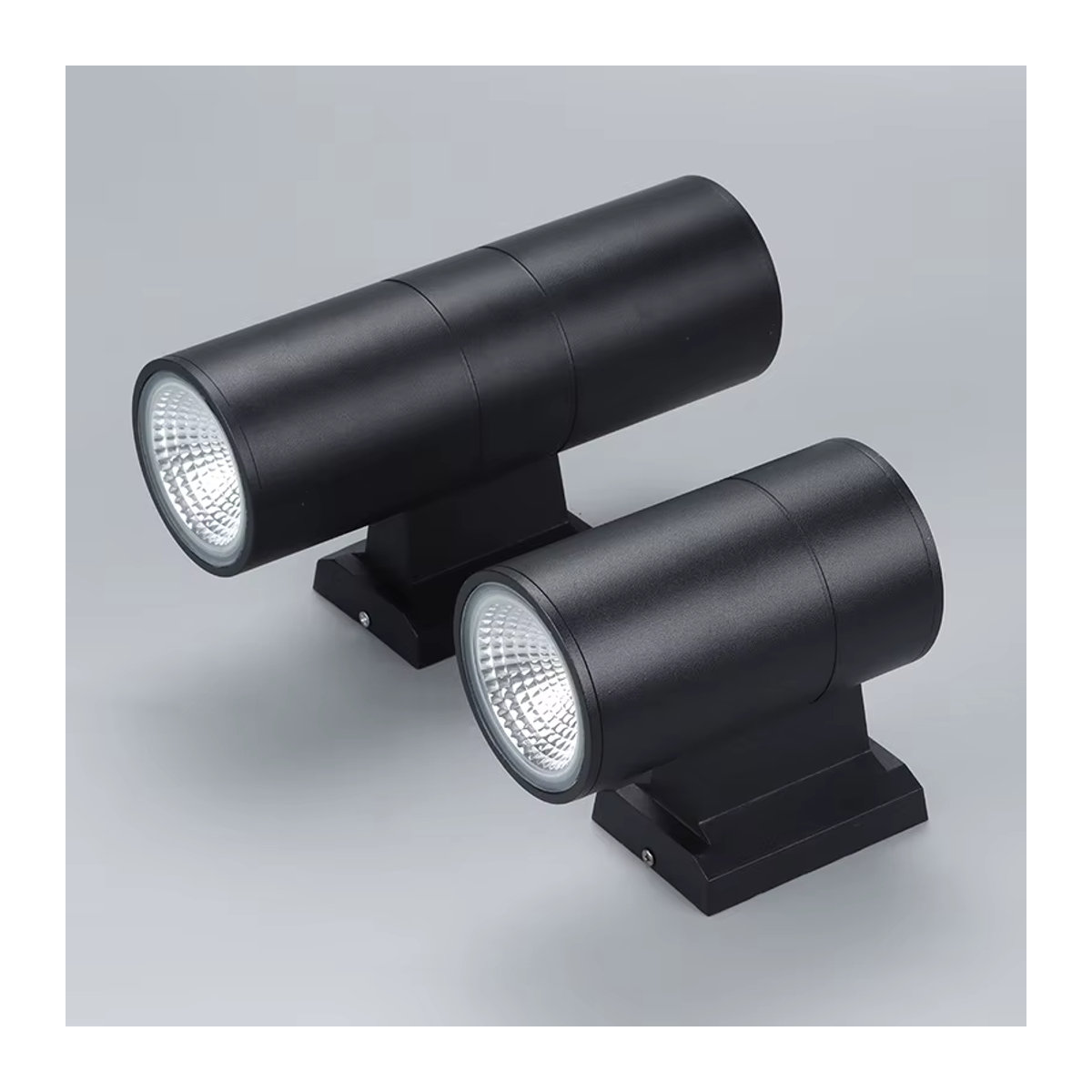 BANMENG Moderne LED Wandleuchte IP65 Wasserdicht Schwarz - Bild 3