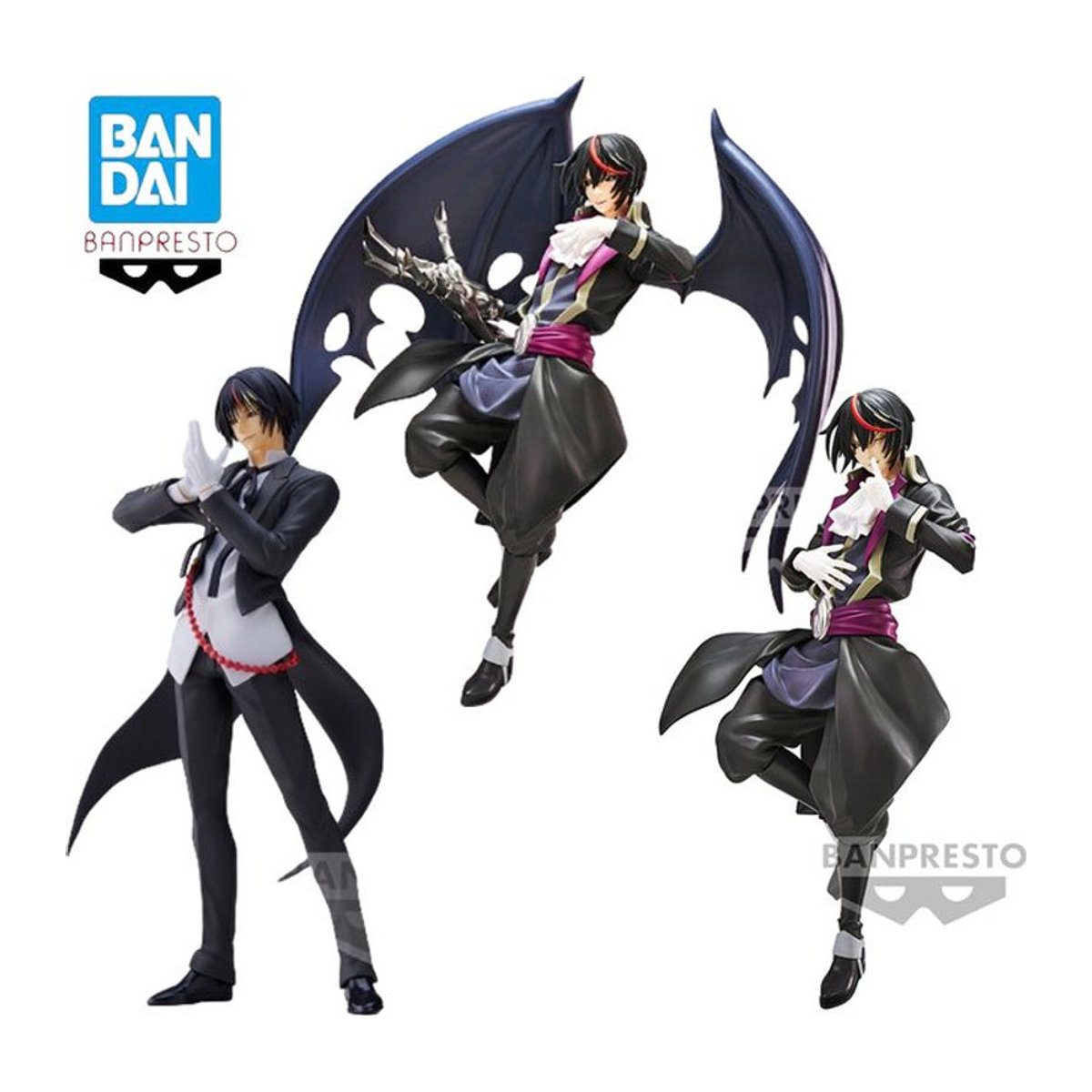 Banpresto Anime Figur That Time I Got Reincarnated as a Slime Arch Demon Diablo in Schwarz - Bild 1