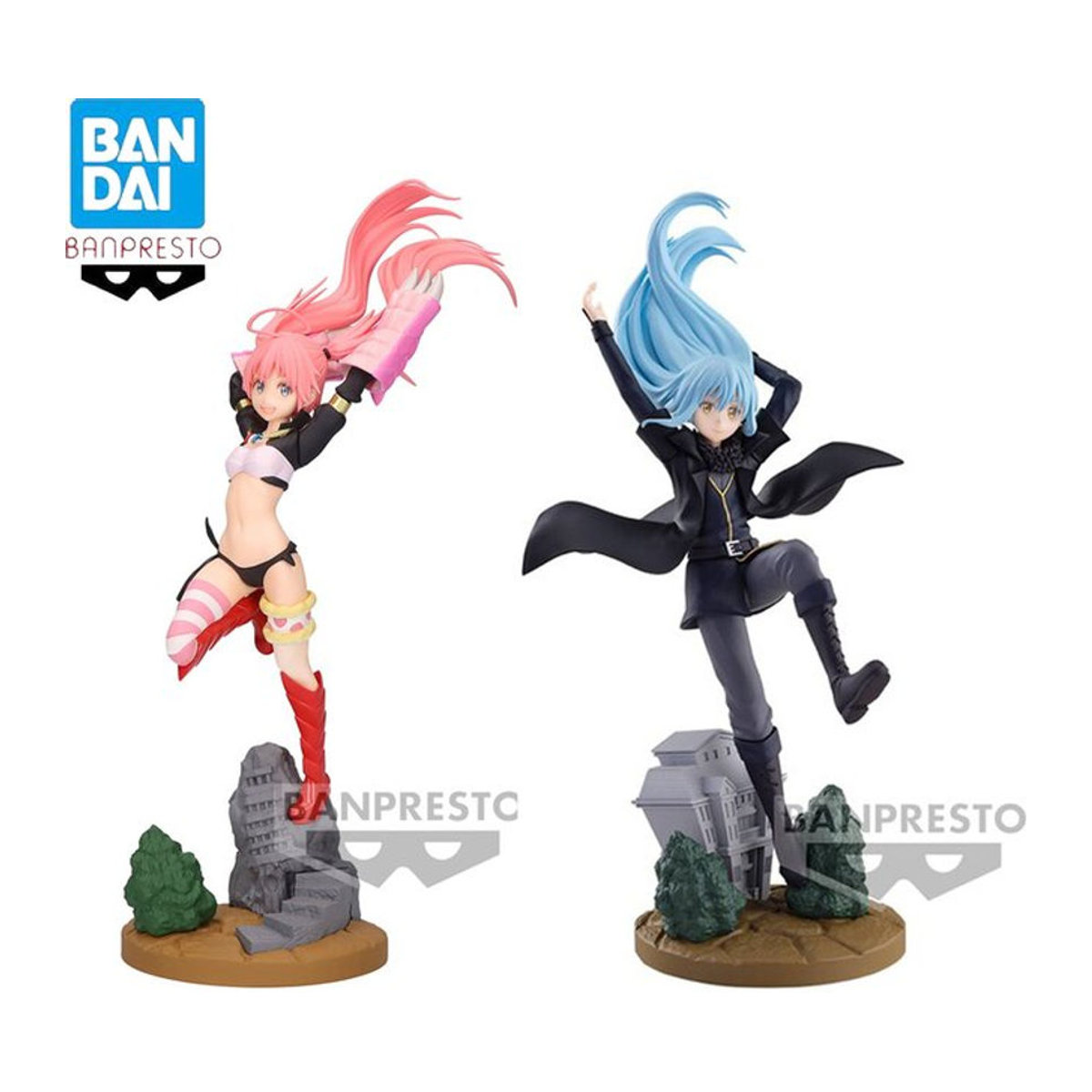 Banpresto Anime Figuren Rimuru Tempest und Milim Nava aus That Time I Got Reincarnated as a Slime, mehrfarbig - Bild 1
