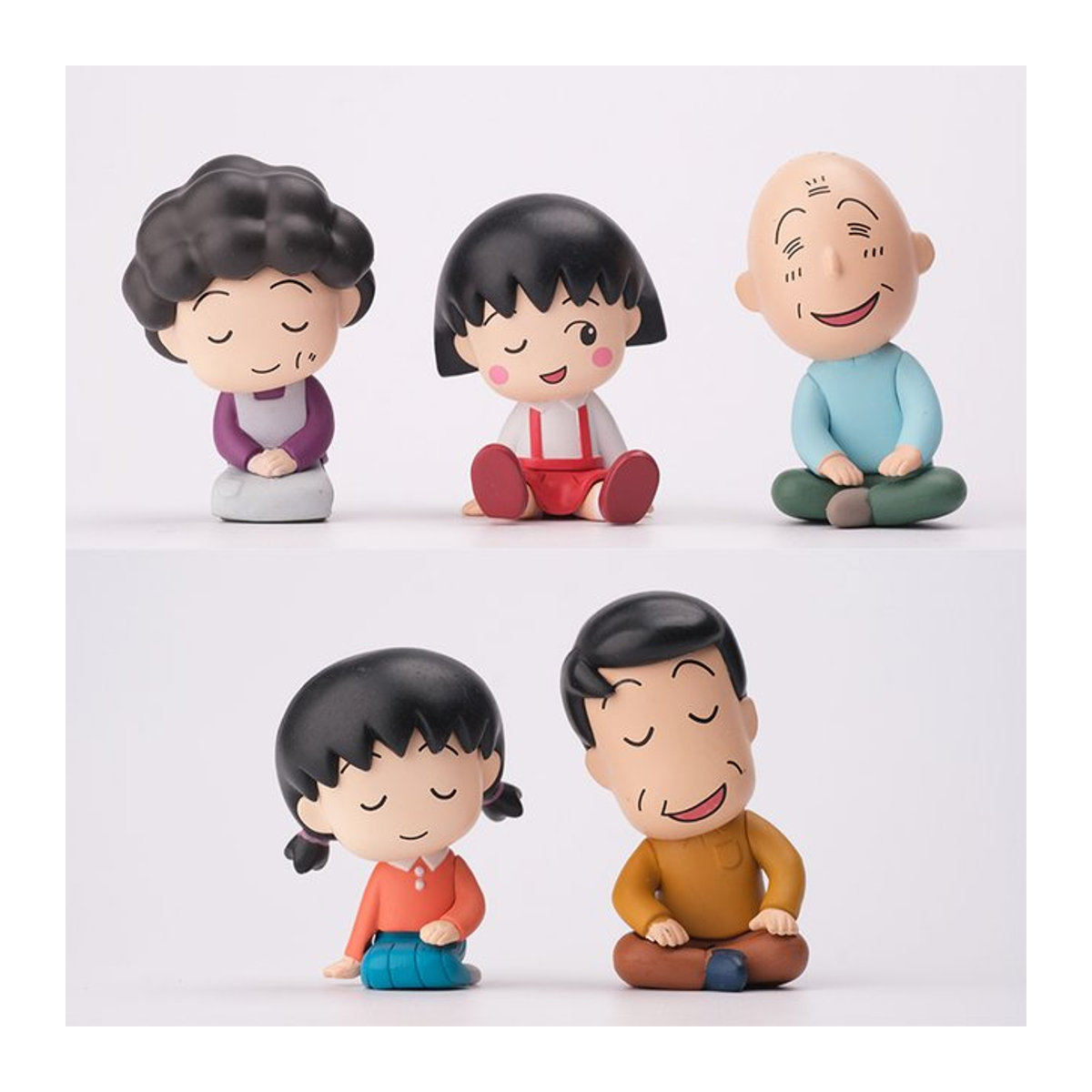 Banpresto Maruko-Familie Blindbox Niedliche Desktop-Ornament-Puppe Mehrfarbig - Bild 1